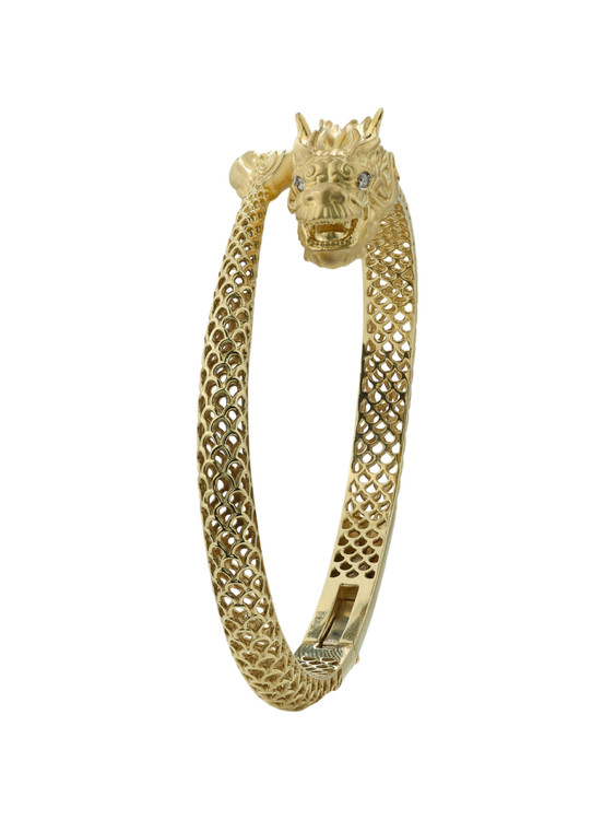 Браслет из лимонного золота c бриллиантами