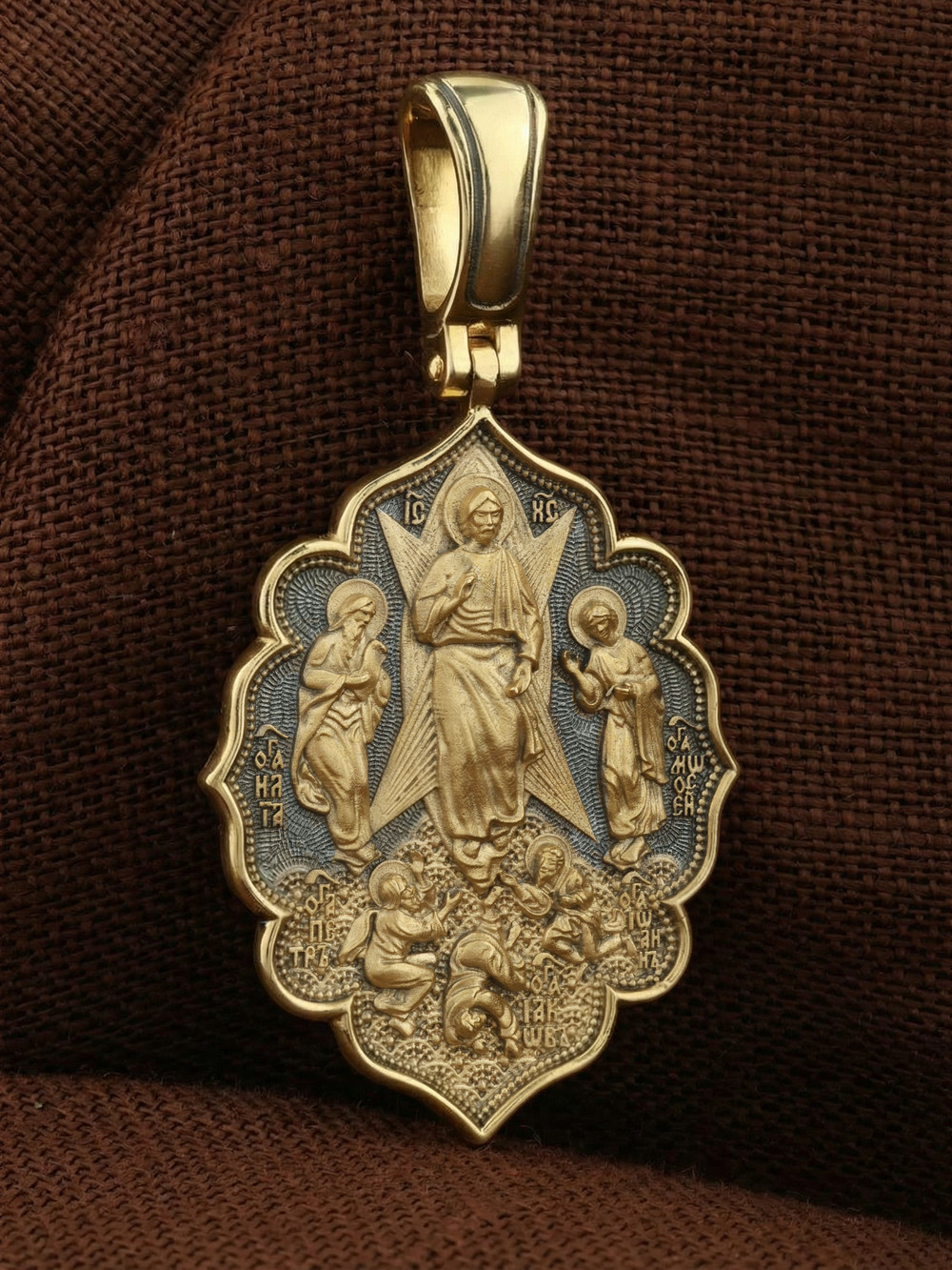 Образок из лимонного золота