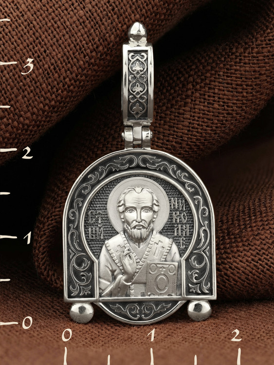 Образок из белого золота