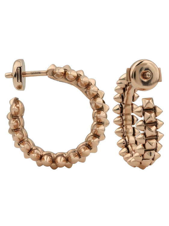 Серьги из розового золота