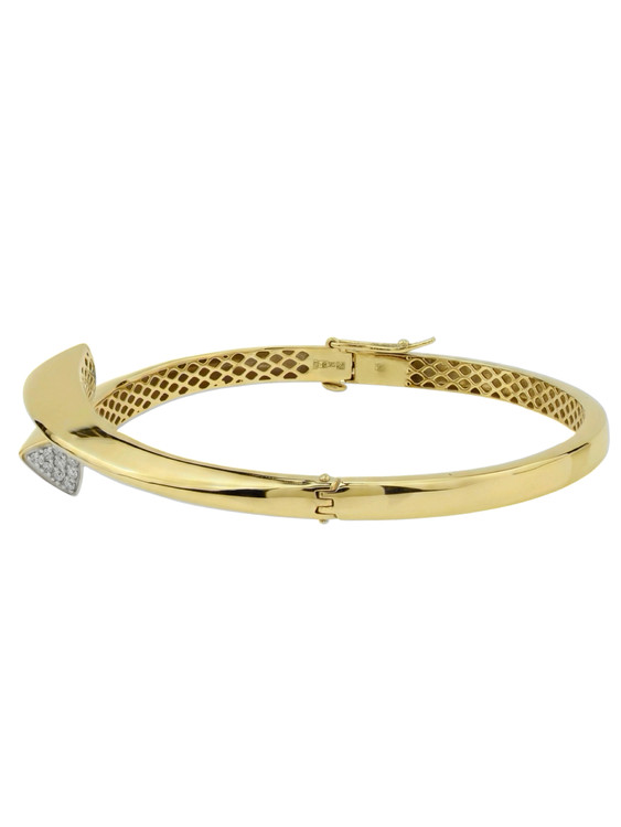 Браслет из лимонного золота c бриллиантами