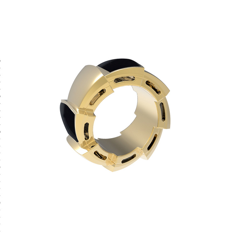 Подвеска из лимонного золота c ониксом