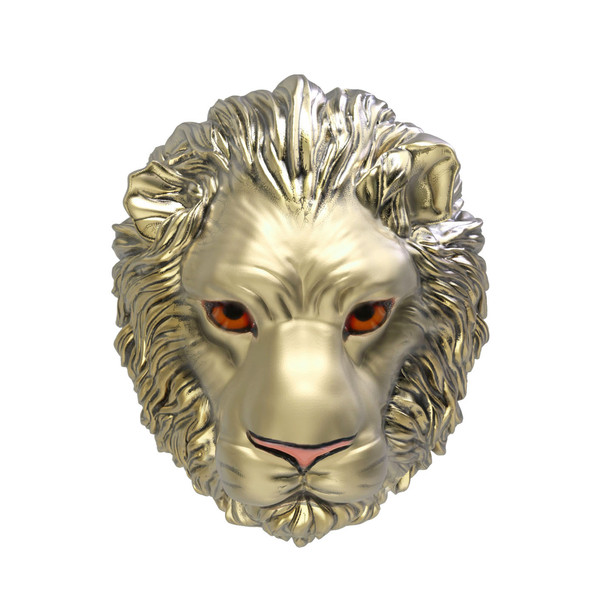 Кольцо из лимонного золота c эмаль