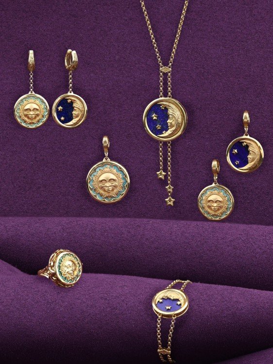 Подвеска из лимонного золота c бирюзой