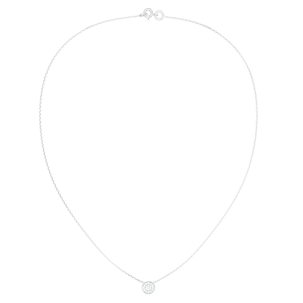 Колье из белого золота c бриллиантами