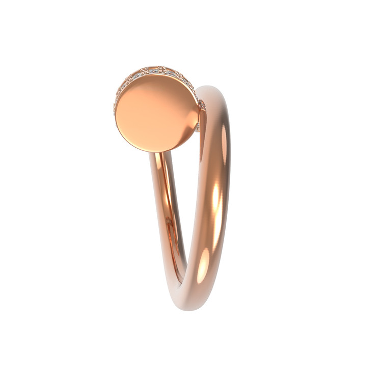 Кольцо из золота c бриллиантами