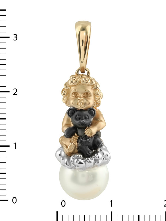 Подвеска из золота c жемчугом