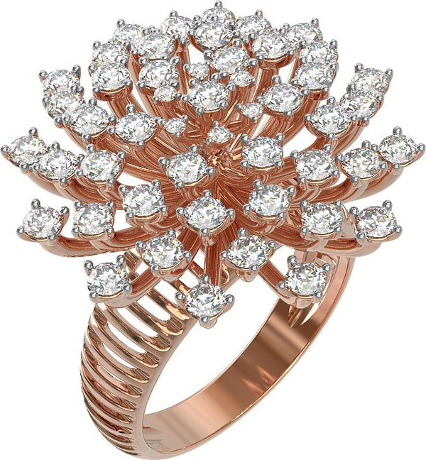 Кольцо из золота c бриллиантами