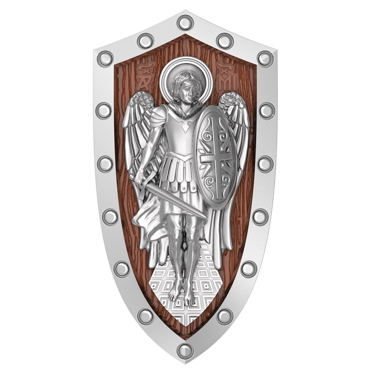 Образок из белого золота c деревом груши