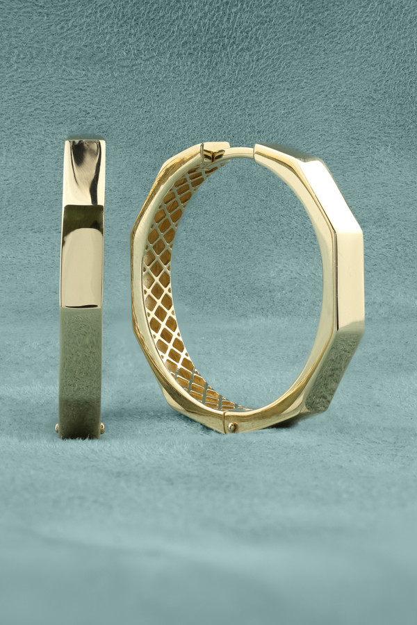 Серьги из лимонного золота