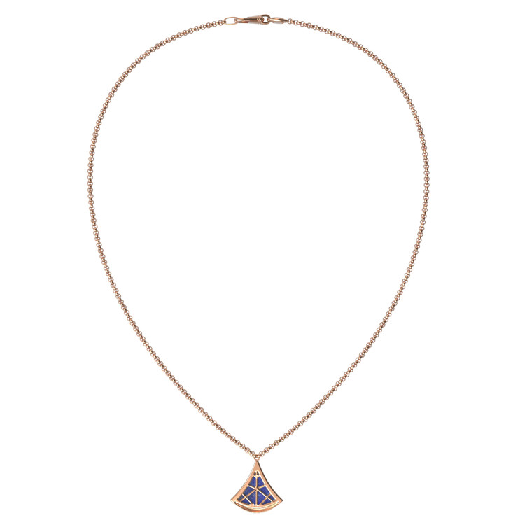 Колье из золота c лазуритом