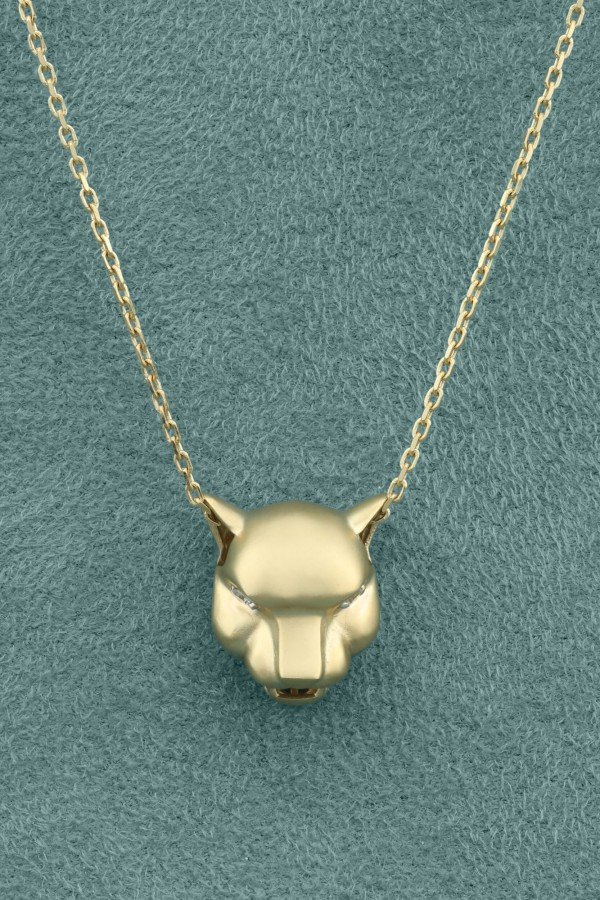 Колье из лимонного золота c бриллиантами