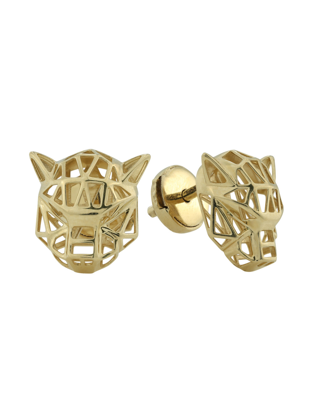 Серьги из лимонного золота