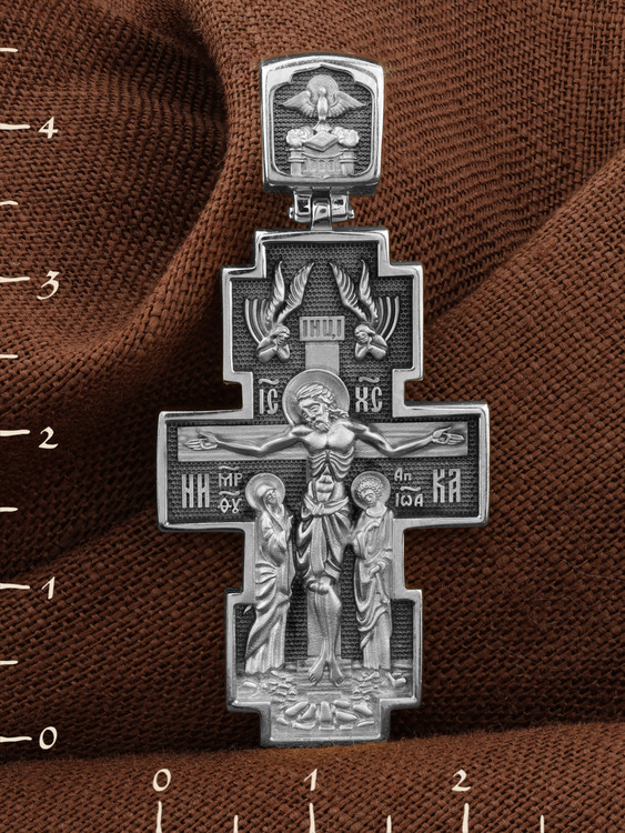 Крест из белого золота