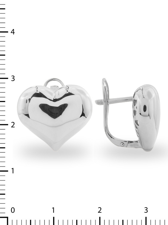 Серьги из белого золота