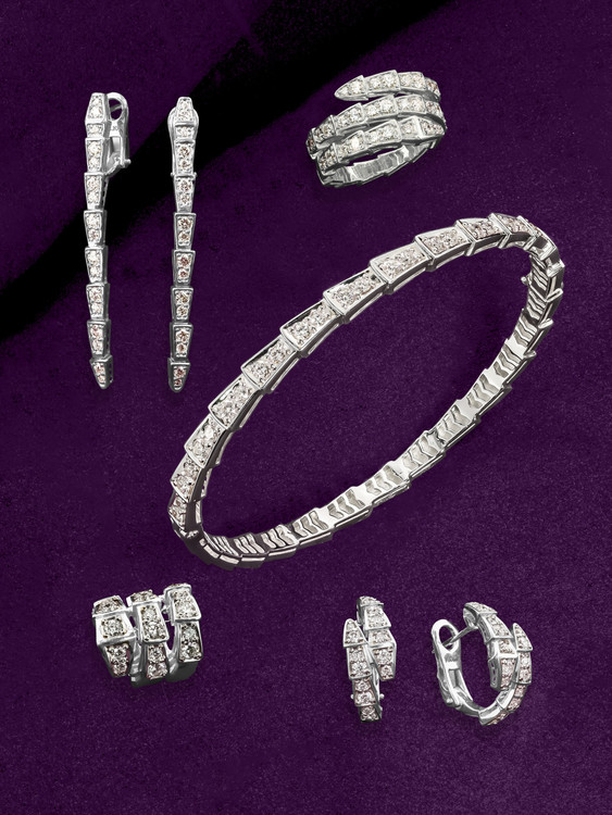 Подвеска из белого золота c бриллиантами