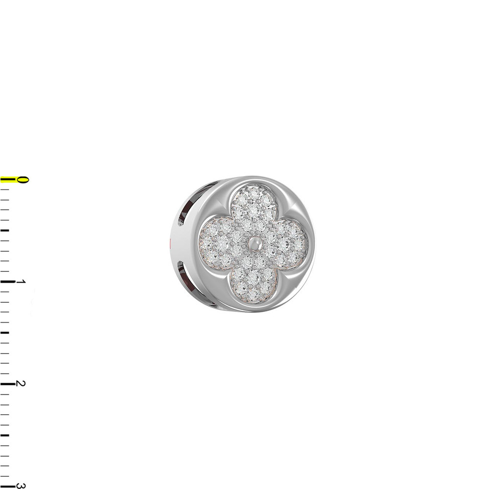 Подвеска из белого золота c бриллиантами