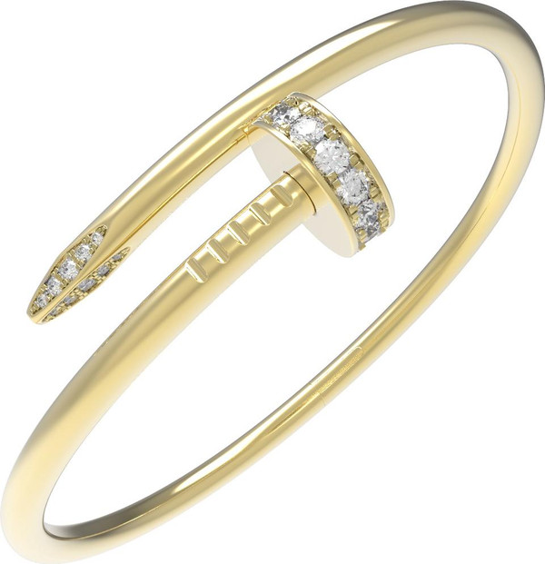 Браслет из лимонного золота c бриллиантами