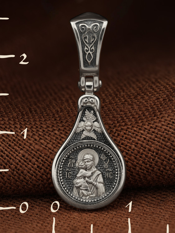 Образок из белого золота