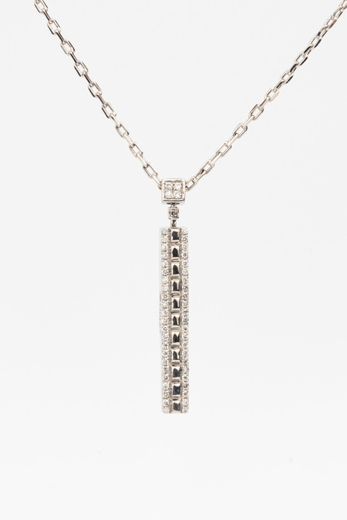 Колье из белого золота c бриллиантами