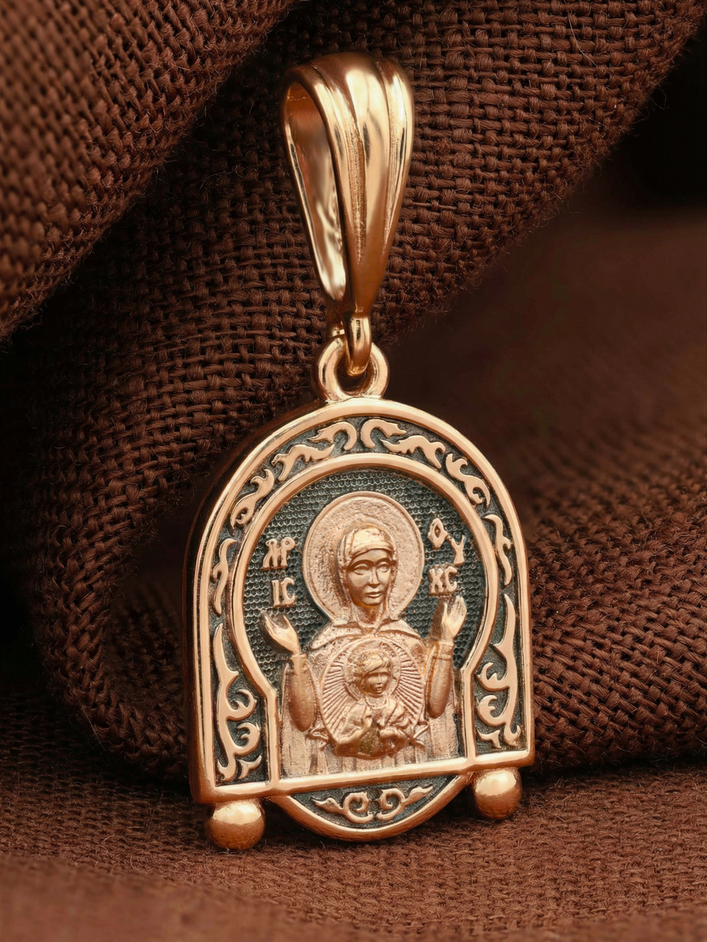 Образок из золота