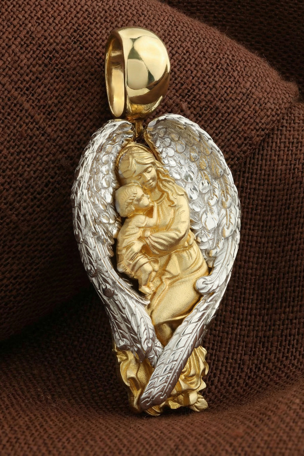 Образок из лимонного золота