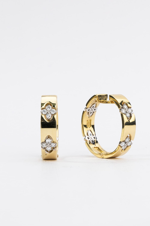 Серьги из лимонного золота c бриллиантами