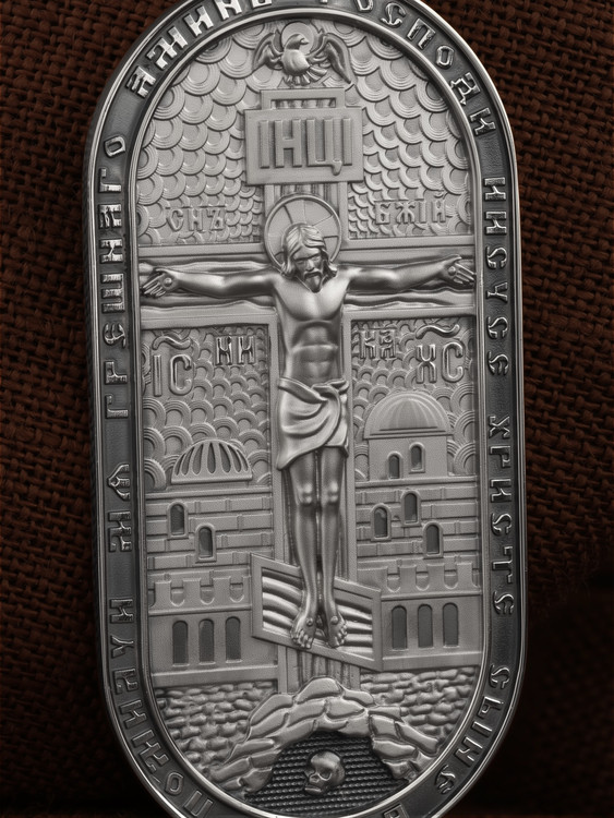 Образок из белого золота