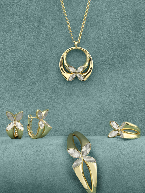 Кольцо из лимонного золота