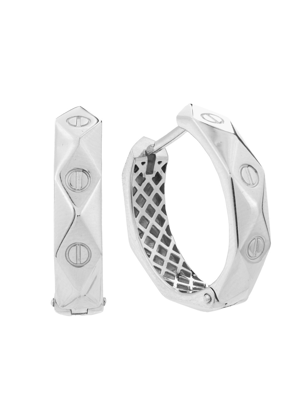 Серьги из белого золота