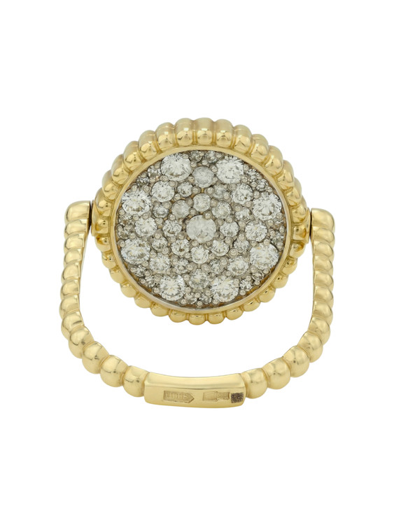 Кольцо из золота c бриллиантами