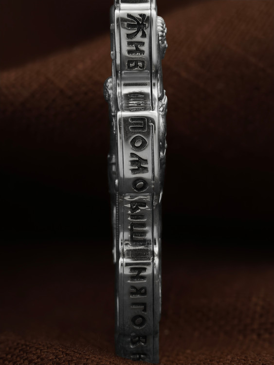 Крест из белого золота