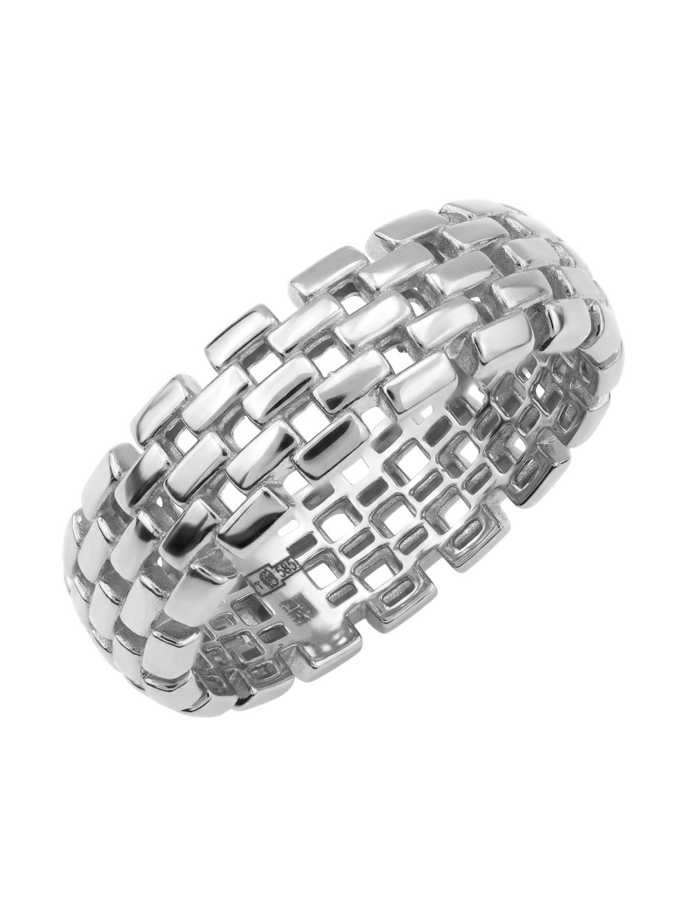 Кольцо из белого золота