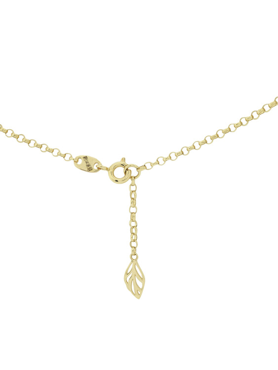 Колье из лимонного золота