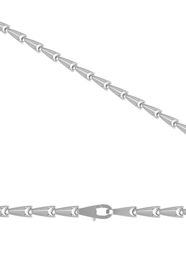 Цепь из белого золота