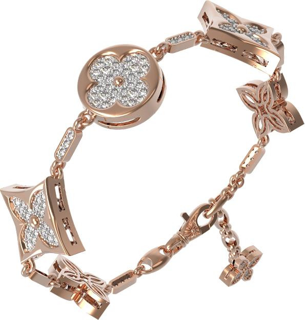 Браслет из золота c бриллиантами