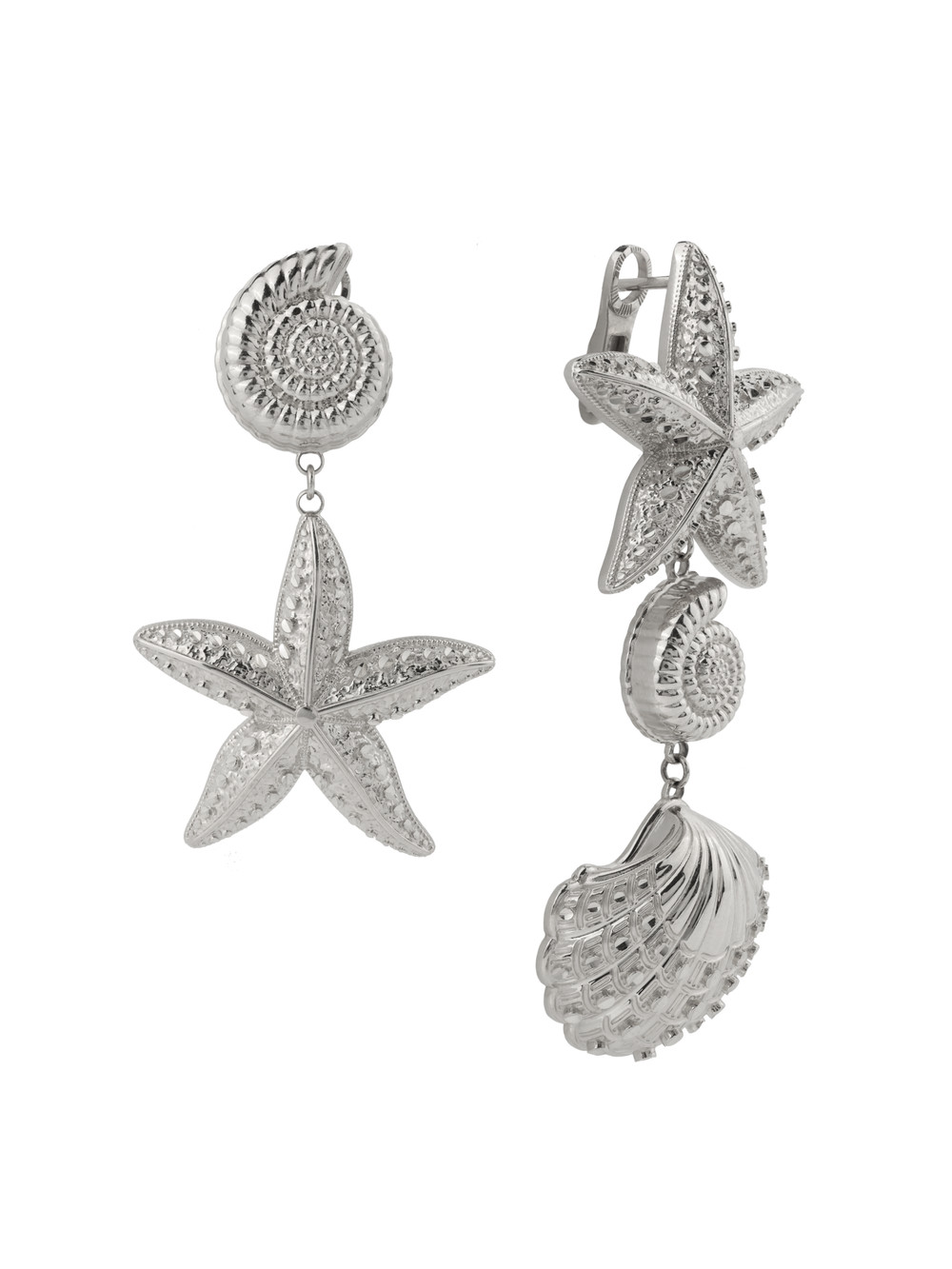 Серьги из белого золота