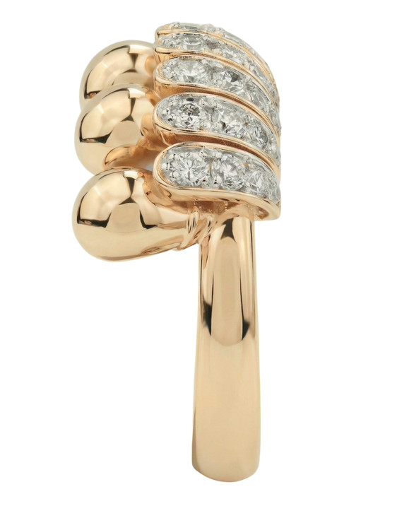 Кольцо из золота c бриллиантами