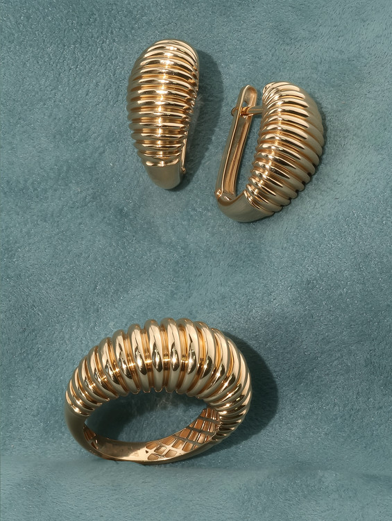 Серьги из золота