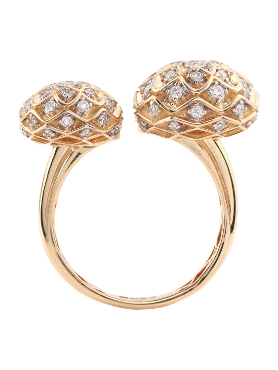 Кольцо из золота c бриллиантами