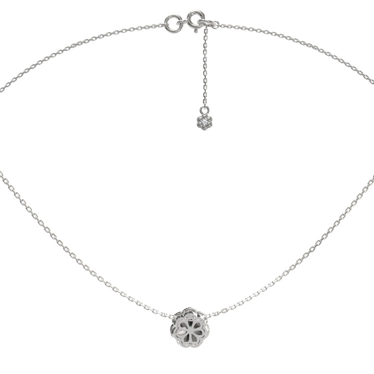 Колье из белого золота c бриллиантами