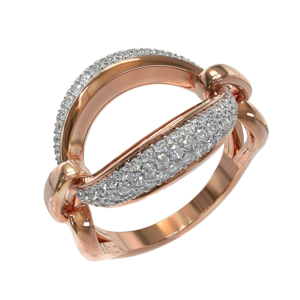 Кольцо из золота c бриллиантами