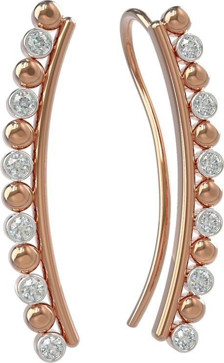 Серьги из золота c бриллиантами