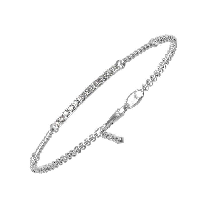 Браслет из белого золота c бриллиантами