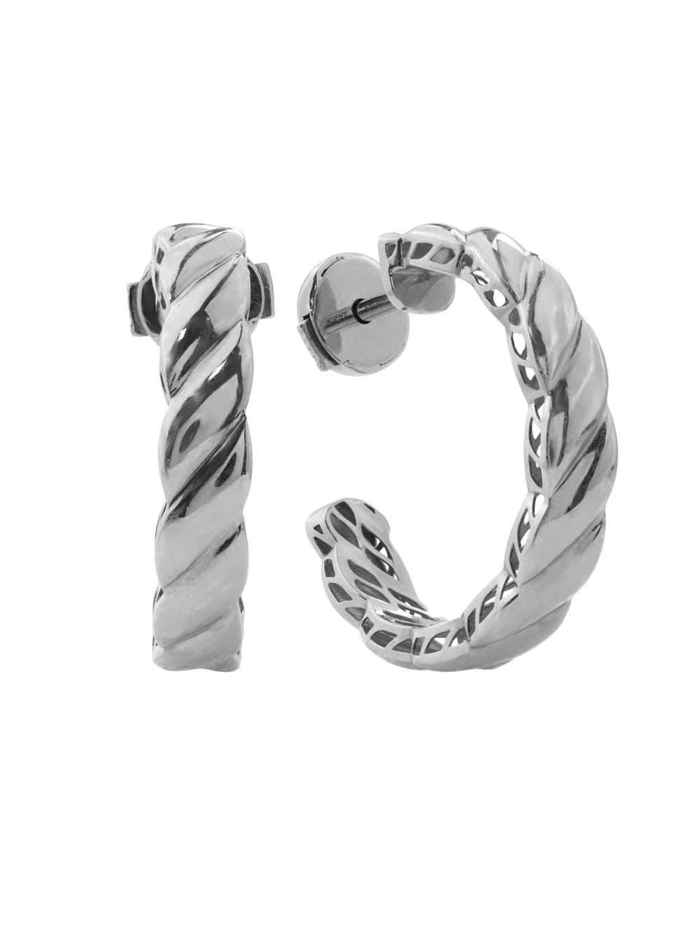 Серьги из белого золота