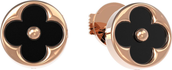 Серьги из золота c ониксом