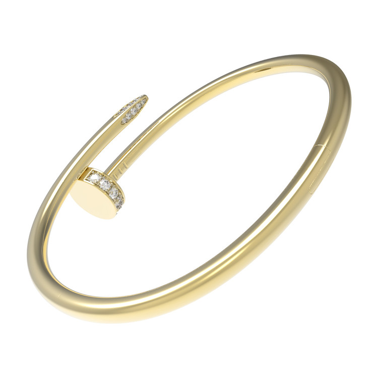 Браслет из лимонного золота c бриллиантами