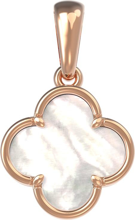 Подвеска из золота c перламутром