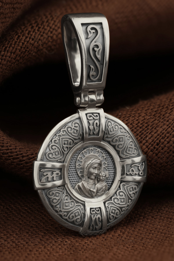 Образок из белого золота