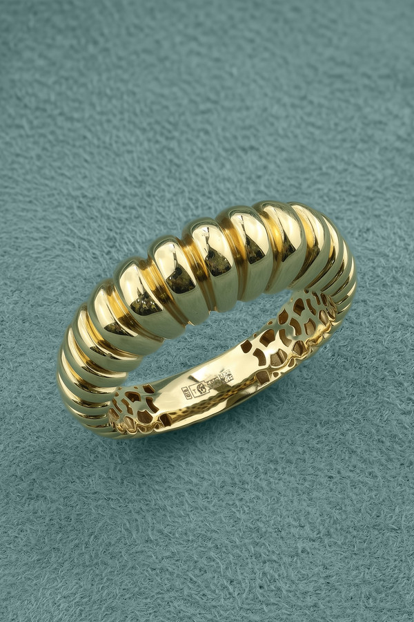 Кольцо из лимонного золота